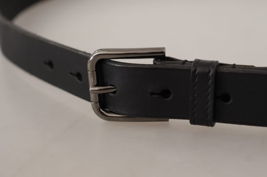 Leder Gürtel mit Gunmetal Schnalle - Image 5