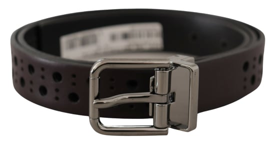 Leder Gürtel Perforiertes Design - Image 1