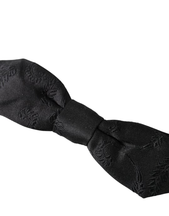 Schwarze Jacquard-Fliege - Image 3