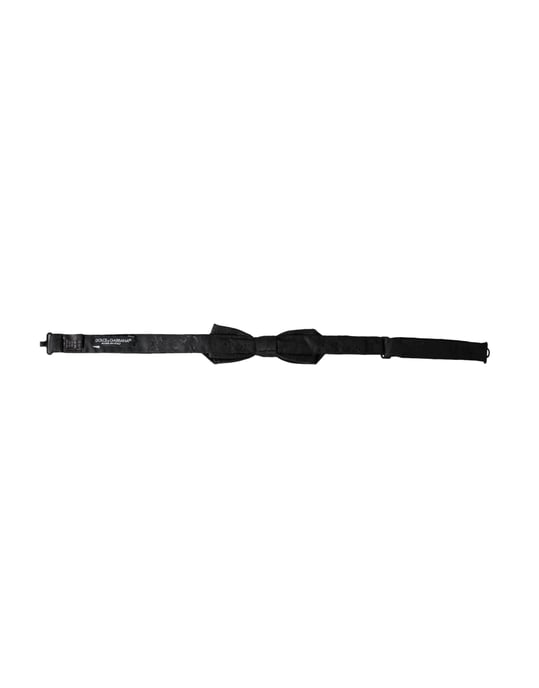 Schwarze Jacquard-Fliege - Image 5