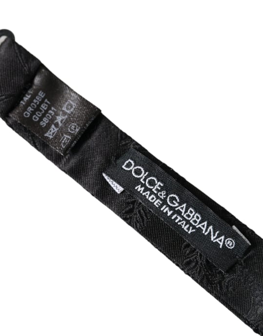 Schwarze Jacquard-Fliege - Image 6