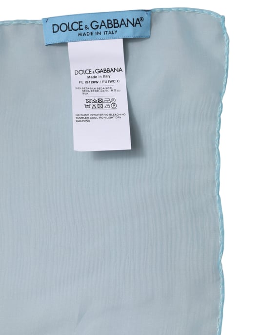 Seidenschal Hellblau Vielseitiges Accessoire - Image 6