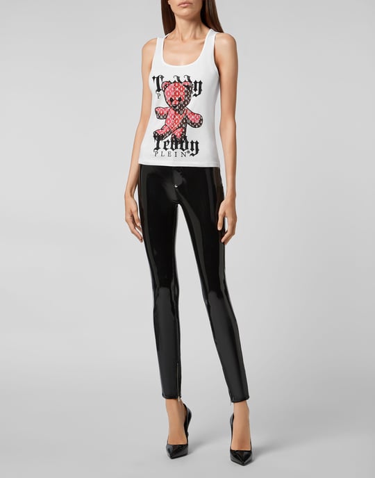 Philipp Plein Tanktop mit Monogramm - Weiß - Image 3