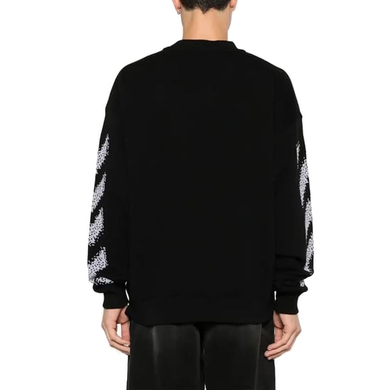 Off-White Pixel Diag Sweatshirt - Image 3