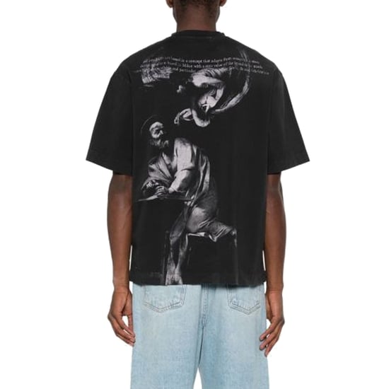 Off White S.Matthew Skate Logo-Print T-Shirt - Image 3