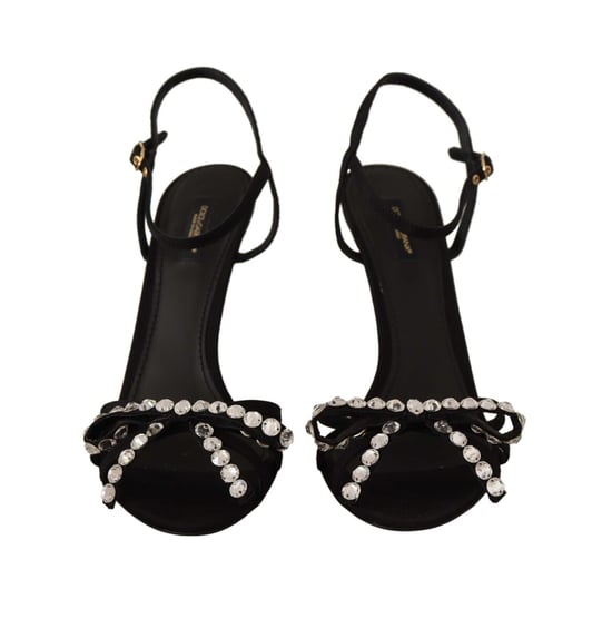 Kristallverzierte Sandalen mit Knöchelriemen und hohen Absätzen - Image 3