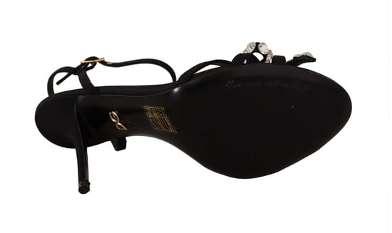 Kristallverzierte Sandalen mit Knöchelriemen und hohen Absätzen - Image 6
