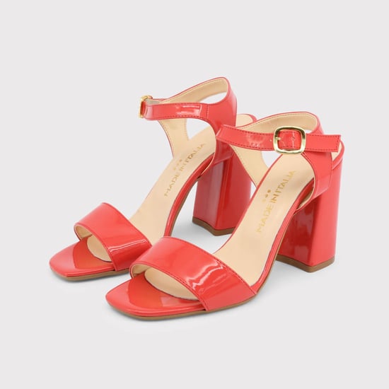 Annika Patentleder Blockabsatzsandalen - Image 1