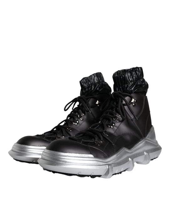 Dolce & Gabbana Portofino Schnürstiefel - Schwarz - Image 3