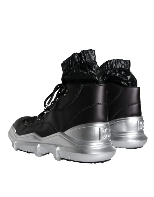 Dolce & Gabbana Portofino Schnürstiefel - Schwarz - Image 4