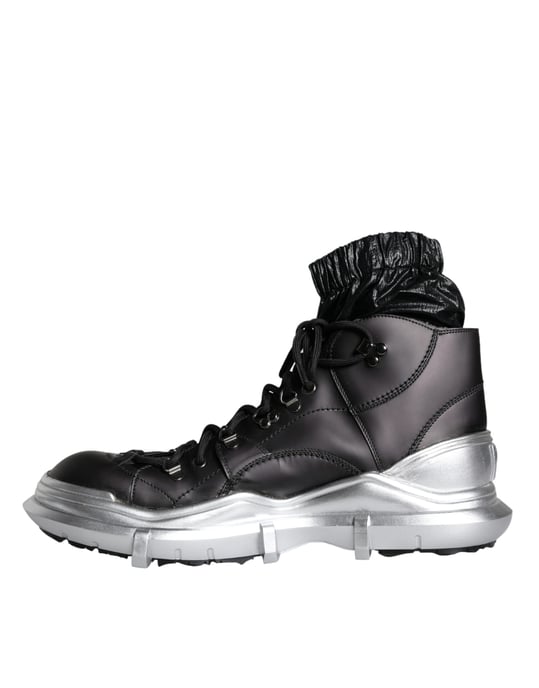 Dolce & Gabbana Portofino Schnürstiefel - Schwarz - Image 6