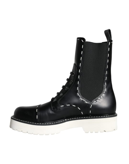 Leder Schnürstiefel Dg0123 - Image 5