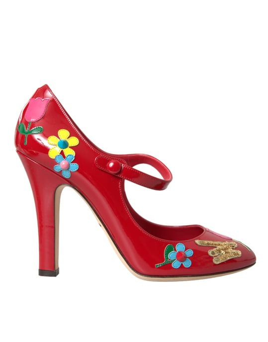 Blumen Mary Jane Pumps High Heels - Image 1