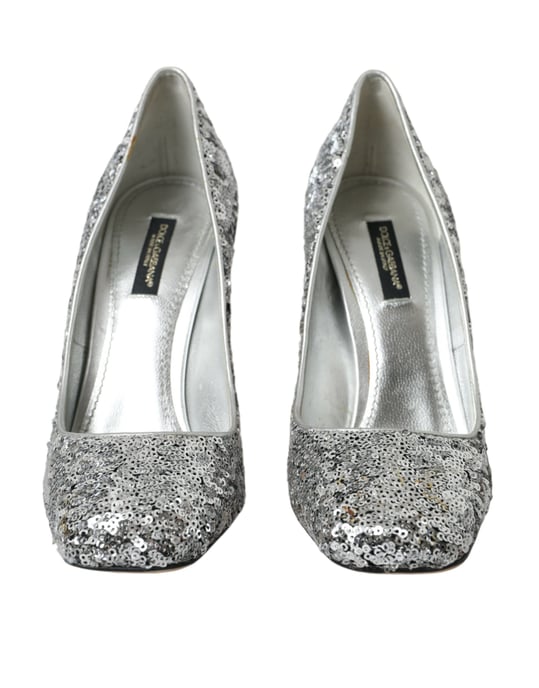 Pailletten-Pumps mit Schmuckdetail - Image 2
