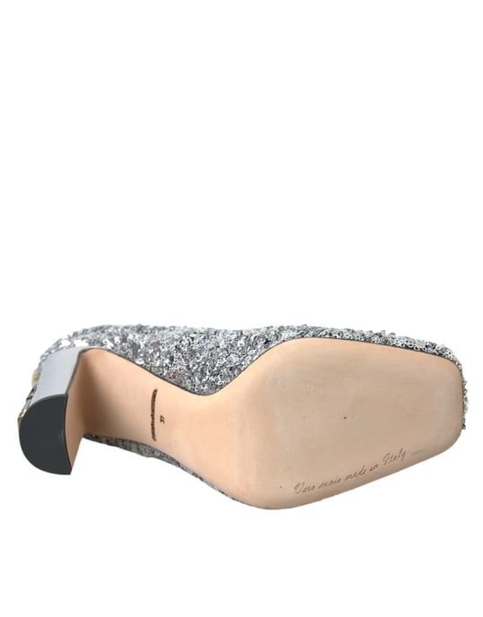 Pailletten-Pumps mit Schmuckdetail - Image 6