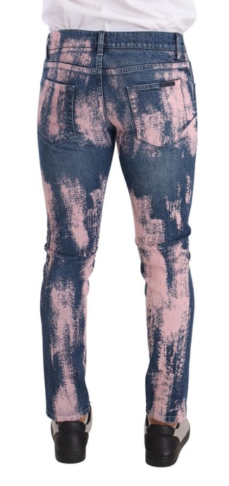Farbklecks Skinny Jeans - Image 3