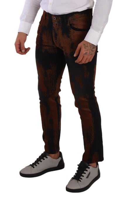Farbklecks Skinny Jeans - Image 4