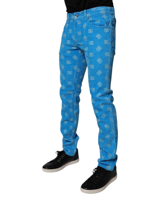 Gerade geschnittene Jeans mit Logo-Print - Image 3