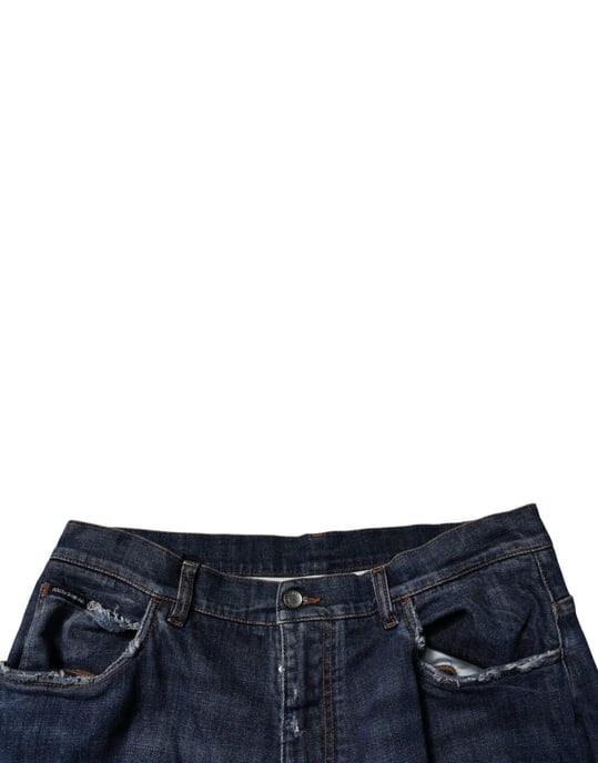 Weite, ausgefranste Jeans - Image 5