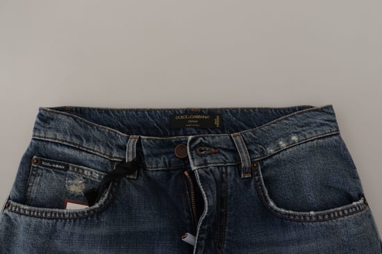 Dolce Gabbana Zerrissene Jeans Abgenutztes Denim - Image 3