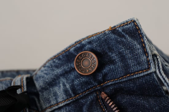 Dolce Gabbana Zerrissene Jeans Abgenutztes Denim - Image 4