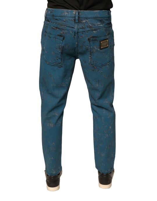 Sprayeffekt Denim Jeans Pan76092 - Image 4