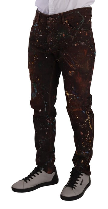 Farbspritzer-Jeans - Image 2