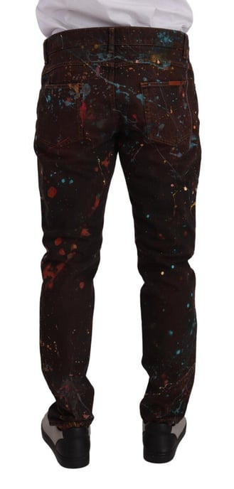 Farbspritzer-Jeans - Image 3