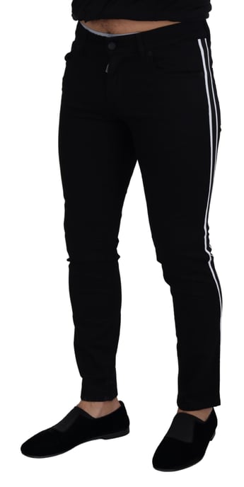 Slim Fit Jeans mit Seitenstreifen - Image 2