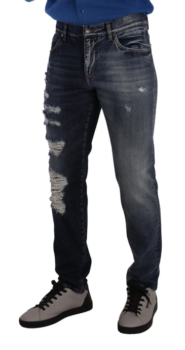 Dolce Gabbana Slimfit Ripped Jeans - Image 2