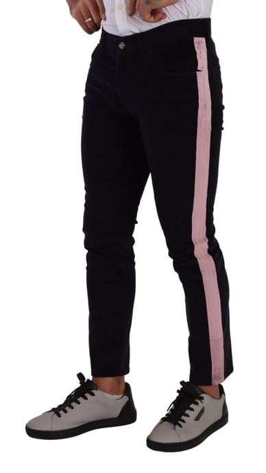 Cord-Hosen mit seitlichen Streifen, Slim Fit - Image 2