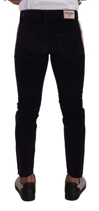 Cord-Hosen mit seitlichen Streifen, Slim Fit - Image 3