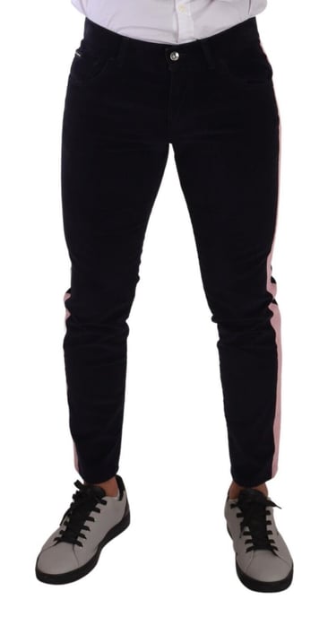 Cord-Hosen mit seitlichen Streifen, Slim Fit - Image 4