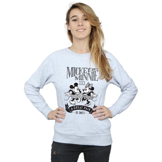 Disney - "Great Pair" Sweatshirt für Damen (Grau meliert) - Image 2