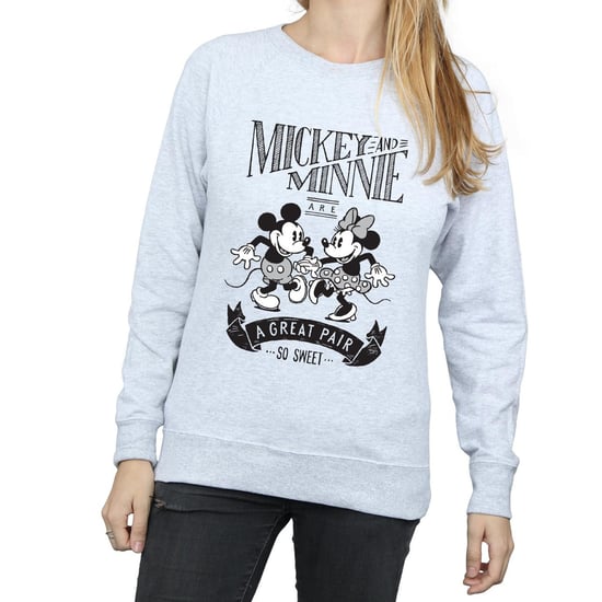 Disney - "Great Pair" Sweatshirt für Damen (Grau meliert) - Image 3