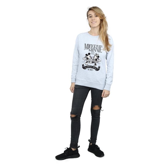 Disney - "Great Pair" Sweatshirt für Damen (Grau meliert) - Image 4