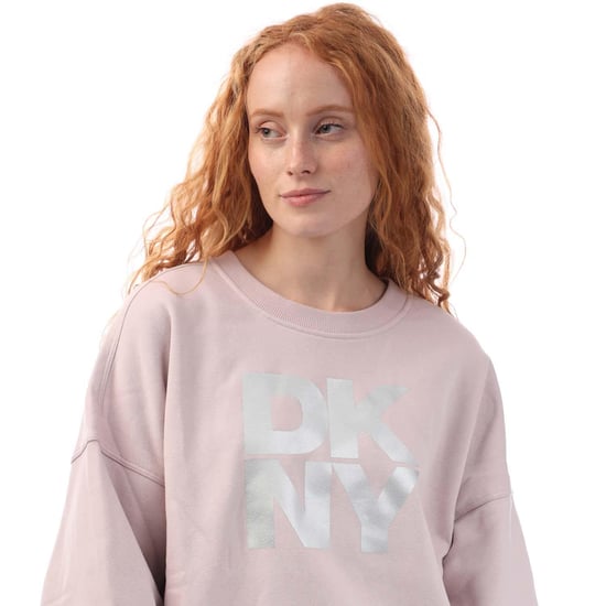 DKNY - Sweatshirt für Damen, Logo (Weiß) - Image 3