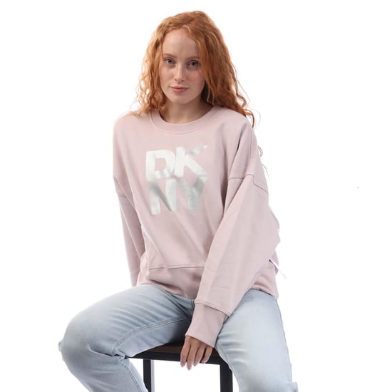 DKNY - Sweatshirt für Damen, Logo (Weiß) - Image 4