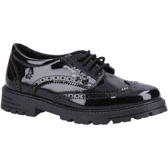 Hush Puppies - Patent Schul-Uniform-Schuhe für Mädchen, Leder (Schwarz) - Image 2