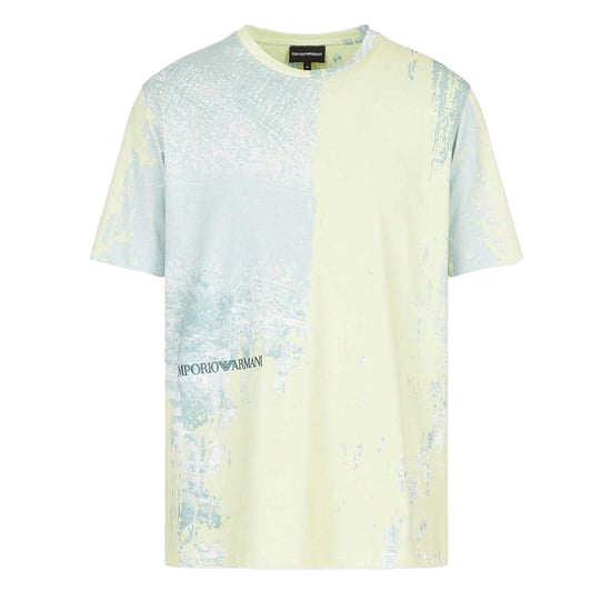 Emporio Armani - T-Shirt für Herren, Baumwolle (Weiß/Blau) - Image 1