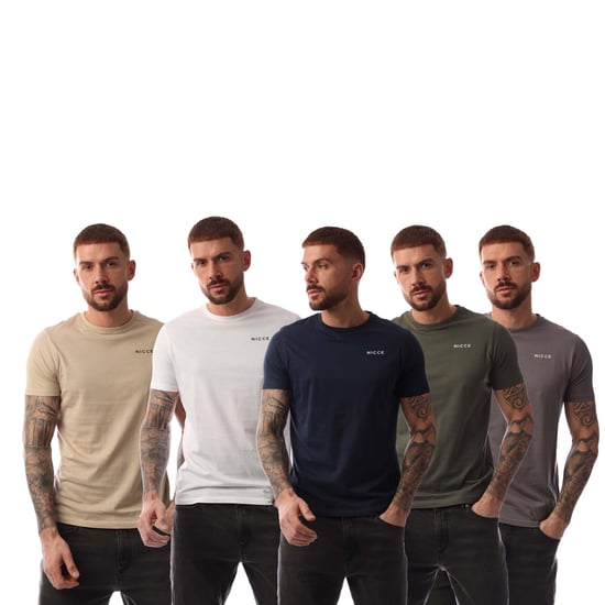 Nicce - "Buena" T-Shirt für Herren (5er-Pack) (Bunt) - Image 1