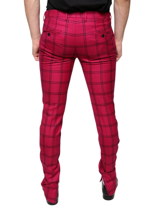 Rosa Karierte Hose Pt0776 - Image 4