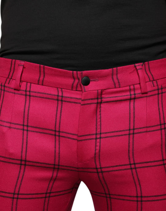 Rosa Karierte Hose Pt0776 - Image 5