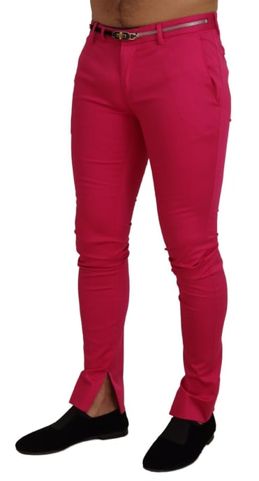 Schmale Ankle-Hosen mit Seiten-Schlitzen - Image 2