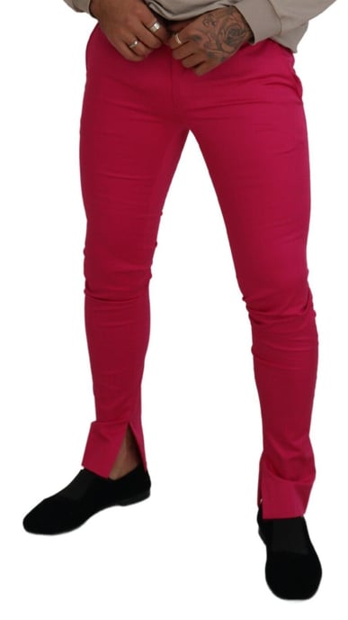 Schmale Ankle-Hosen mit Seiten-Schlitzen - Image 4
