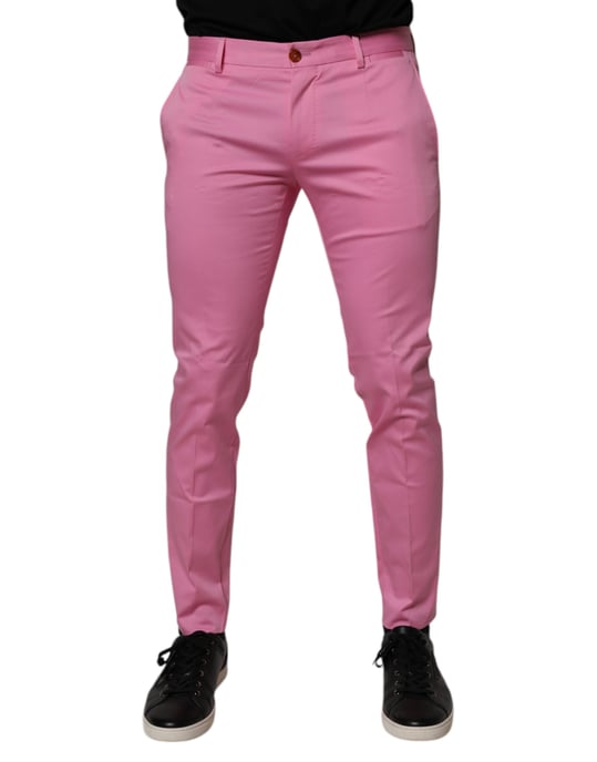 Schmal geschnittene rosa Anzughose - Image 2