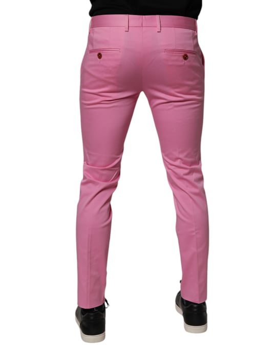 Schmal geschnittene rosa Anzughose - Image 4