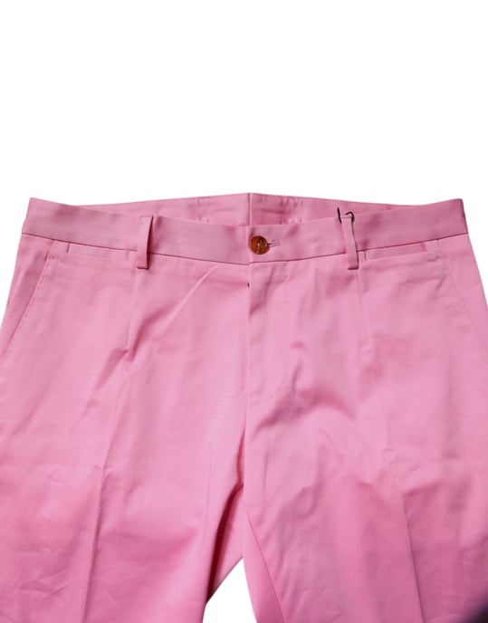 Schmal geschnittene rosa Anzughose - Image 5