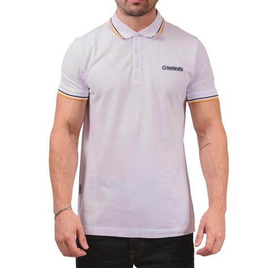 Lambretta - "SS25" Poloshirt für Herren (Weiß/Schwarz) - Image 3