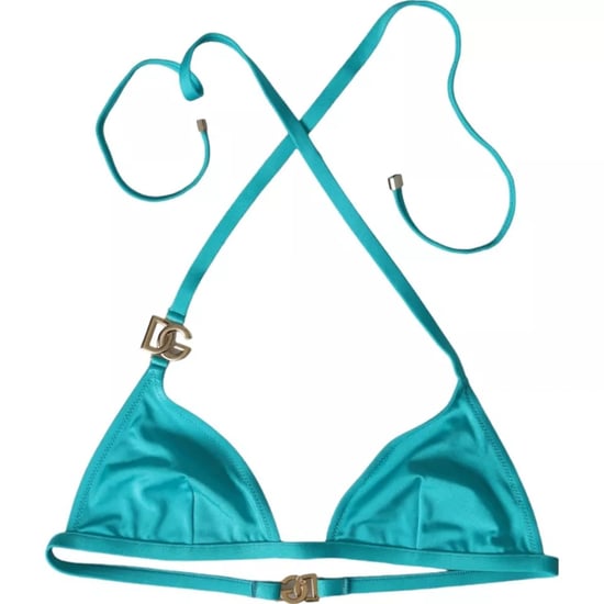 Dreiecks-Bikini-Oberteil Türkis - Image 4